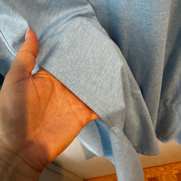 Lilly Pulitzer Light Blue Long Sleeve Dress with Pockets XL - Picture 2 of 6